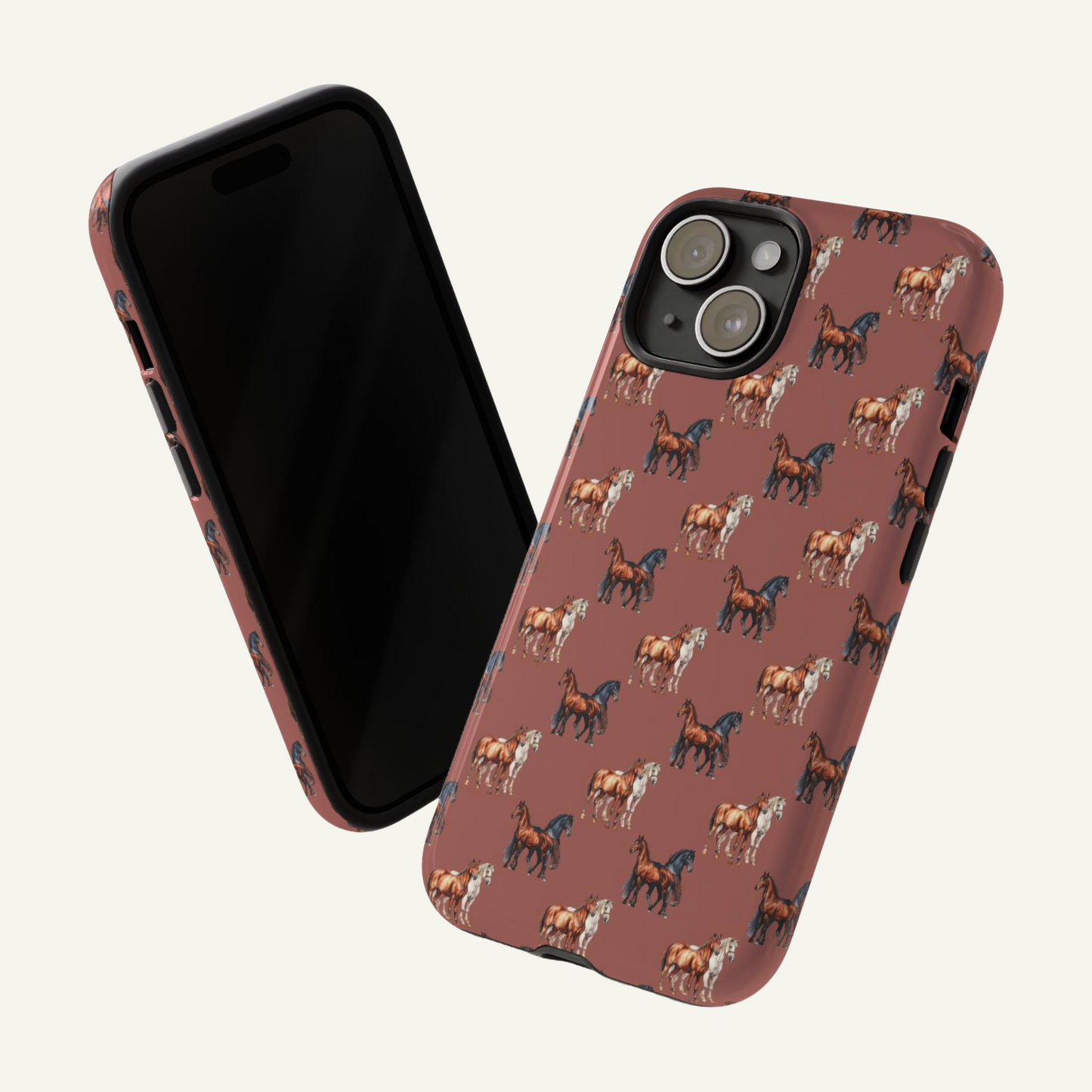 Horse Phone Case Brown