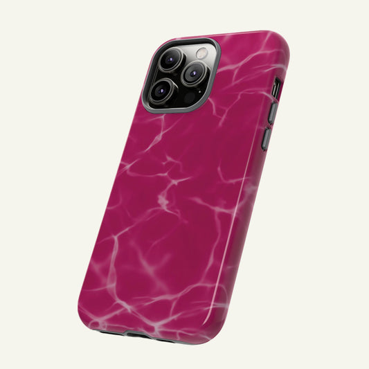 Marble Print Phone Case Berry