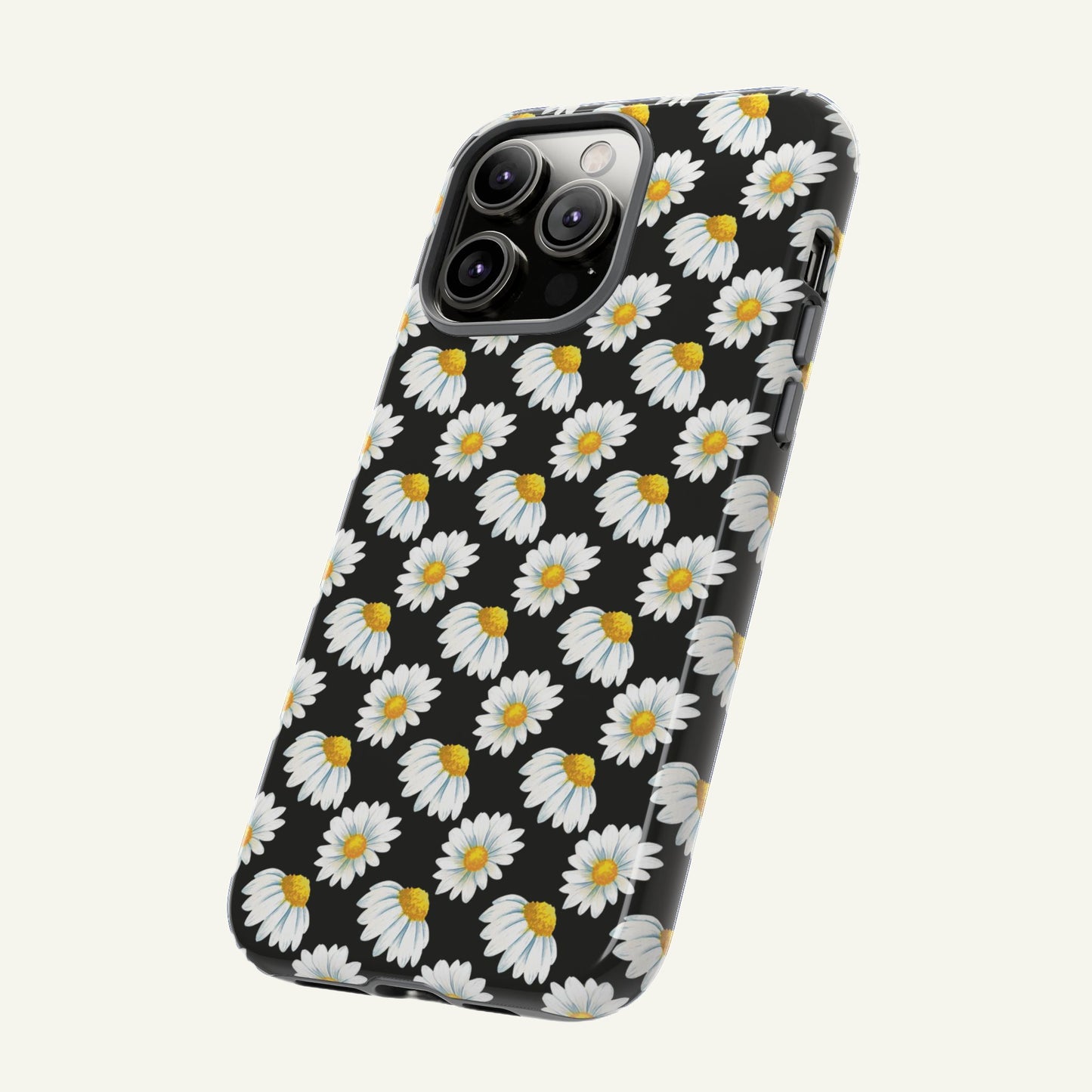 Daisy Phone Case Black