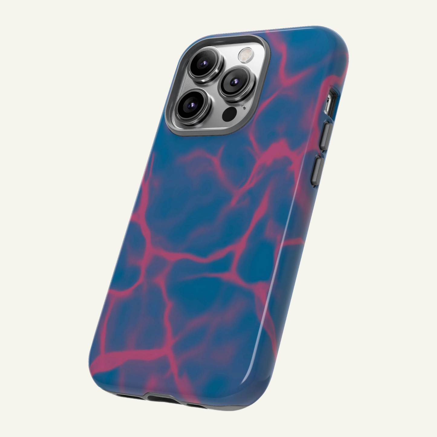 Marble Phone Case Blue Pink