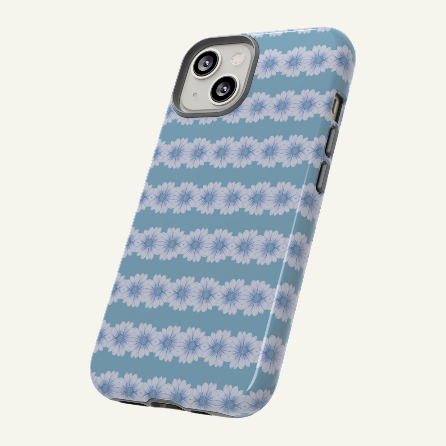 Daisy pattern phone case