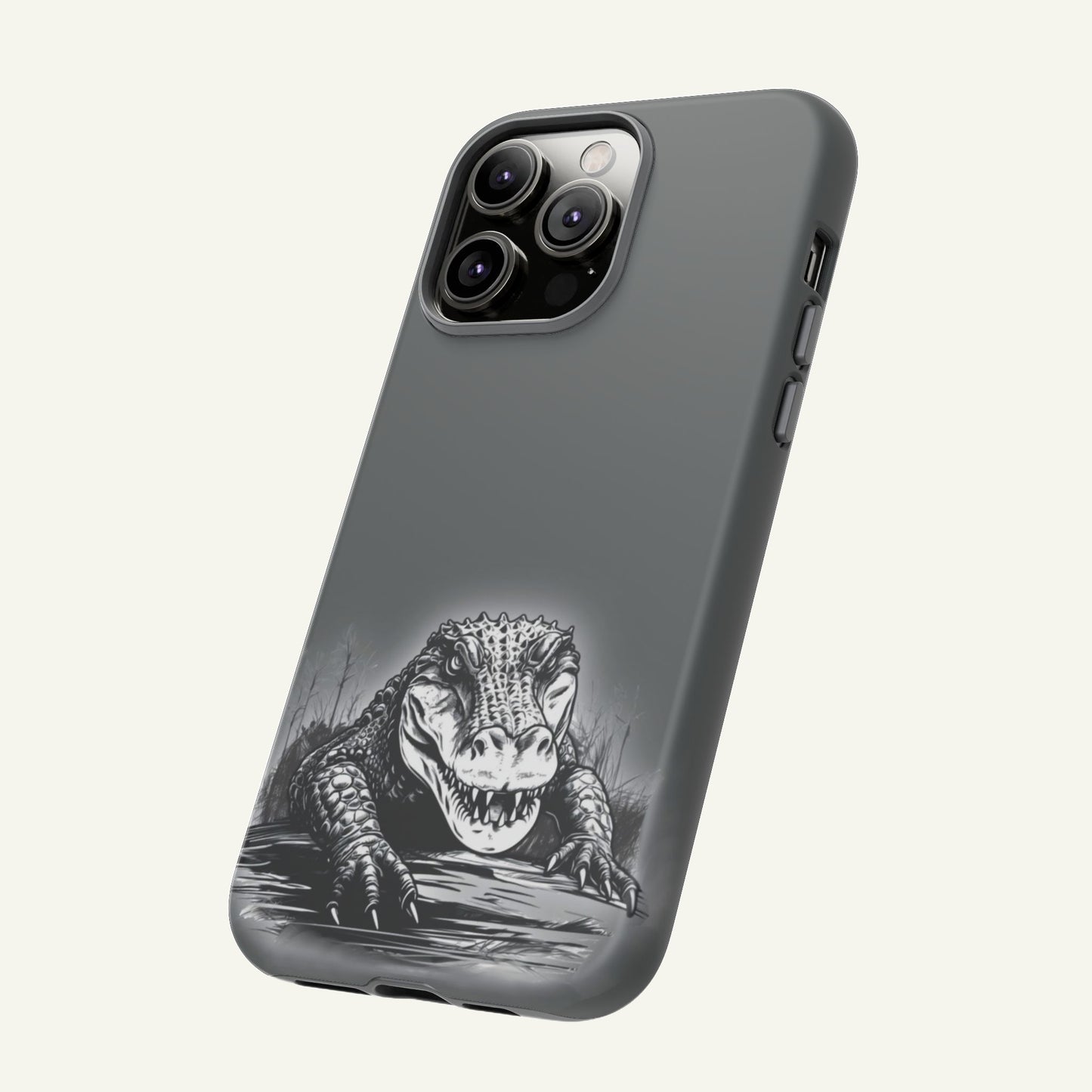 Gator Phone Case Gray