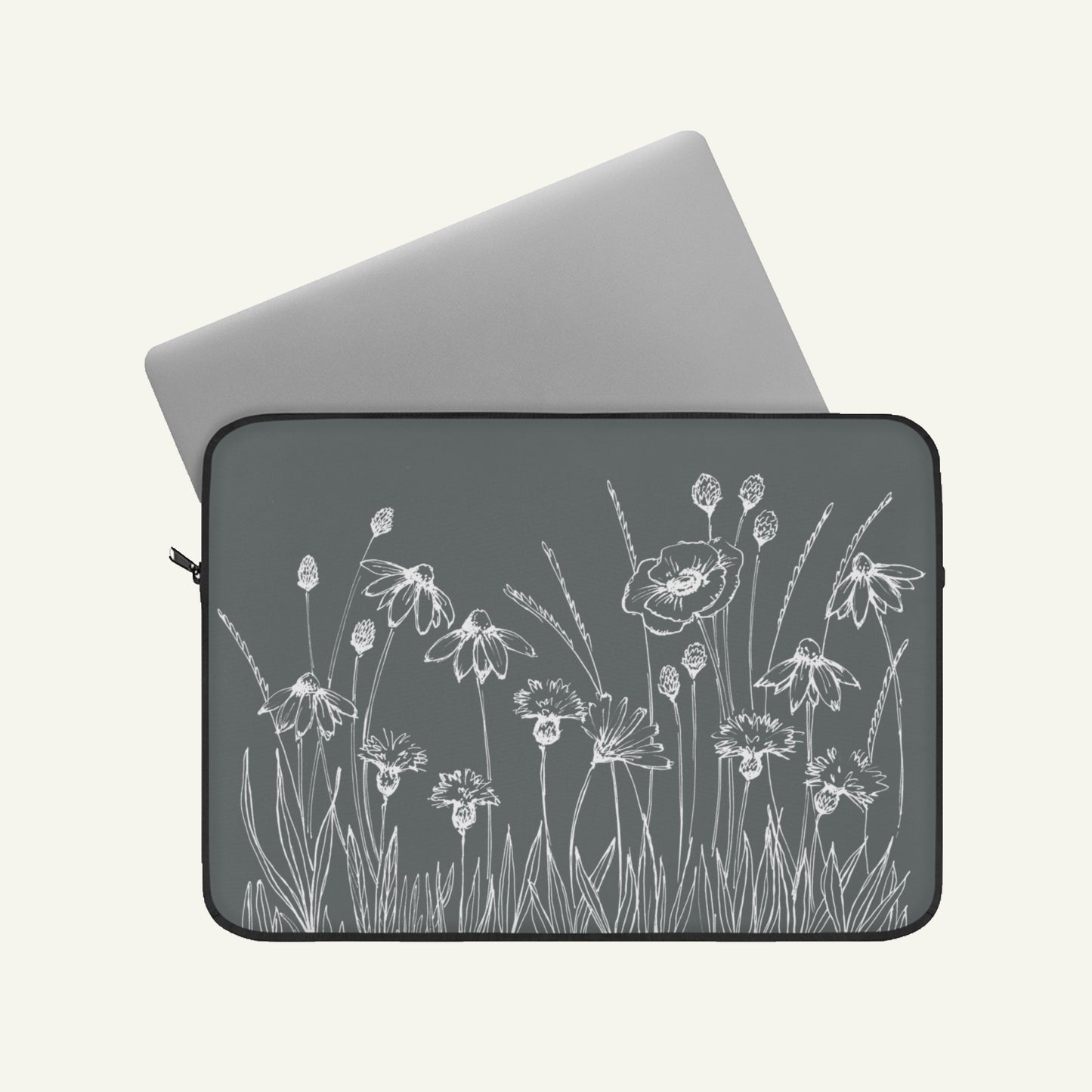 Doodle Flower Laptop Sleeve