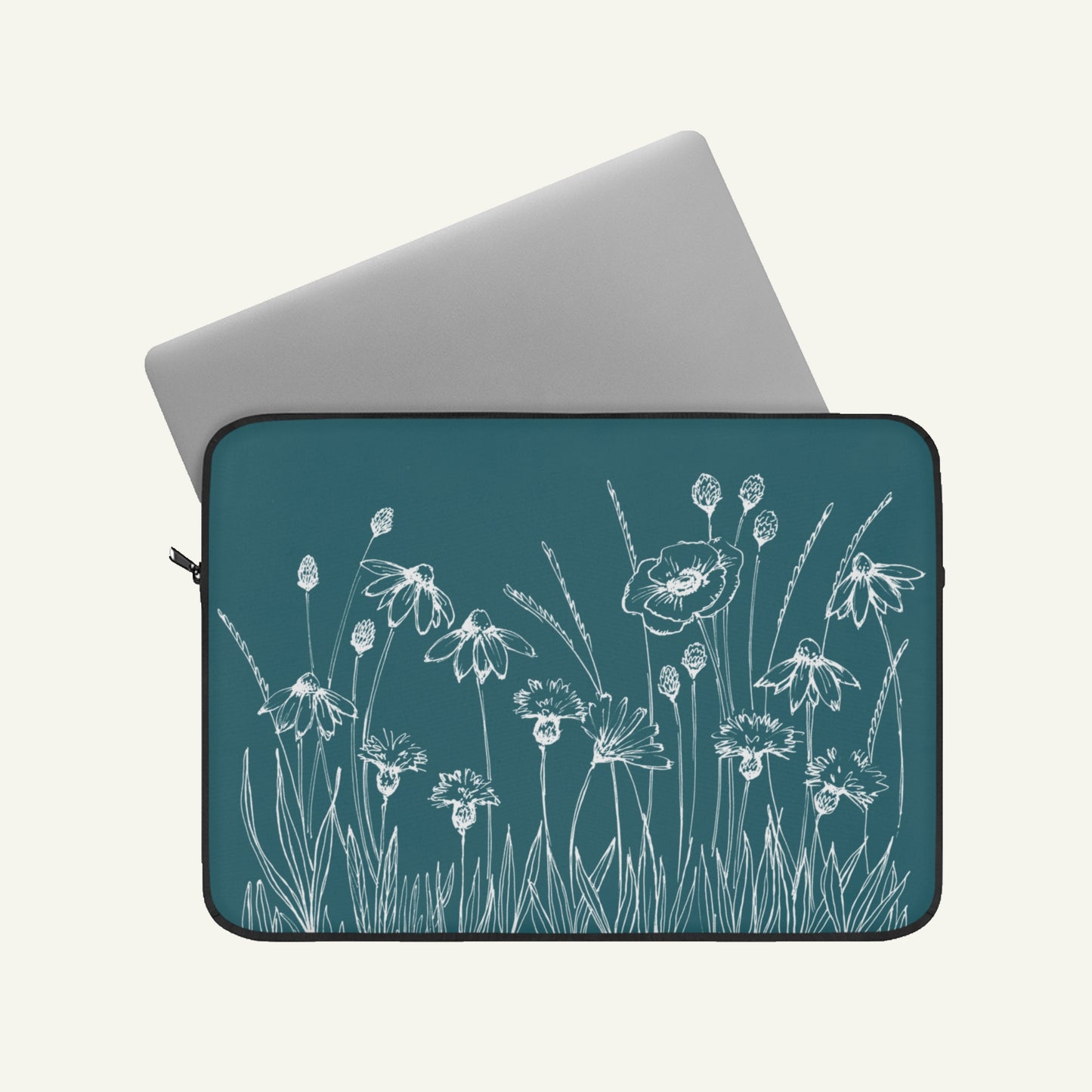 Doodle Flower Laptop Sleeve