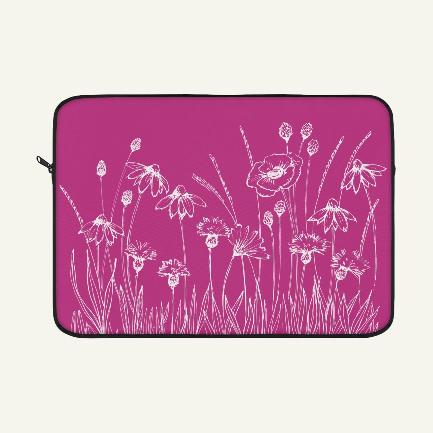 Doodle Flower Laptop Sleeve