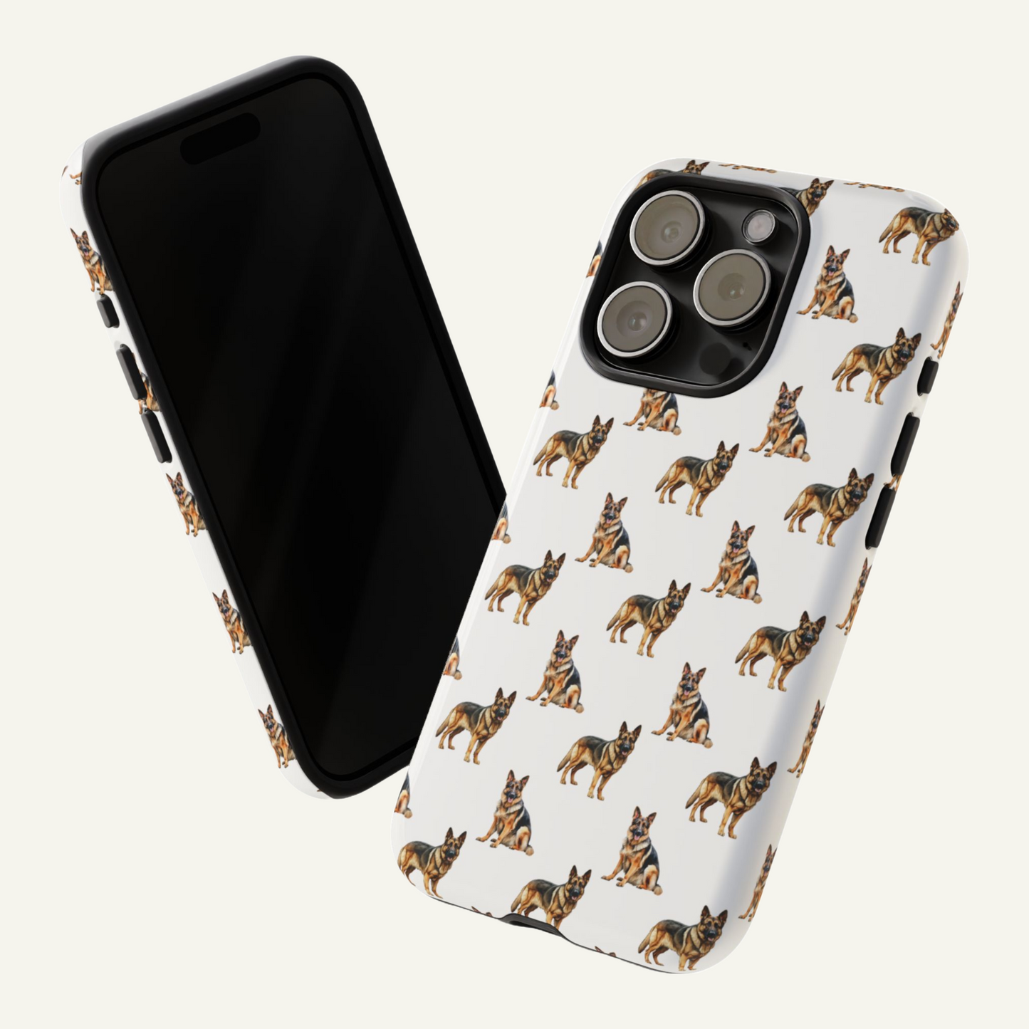 German Shepherd Phone Case White