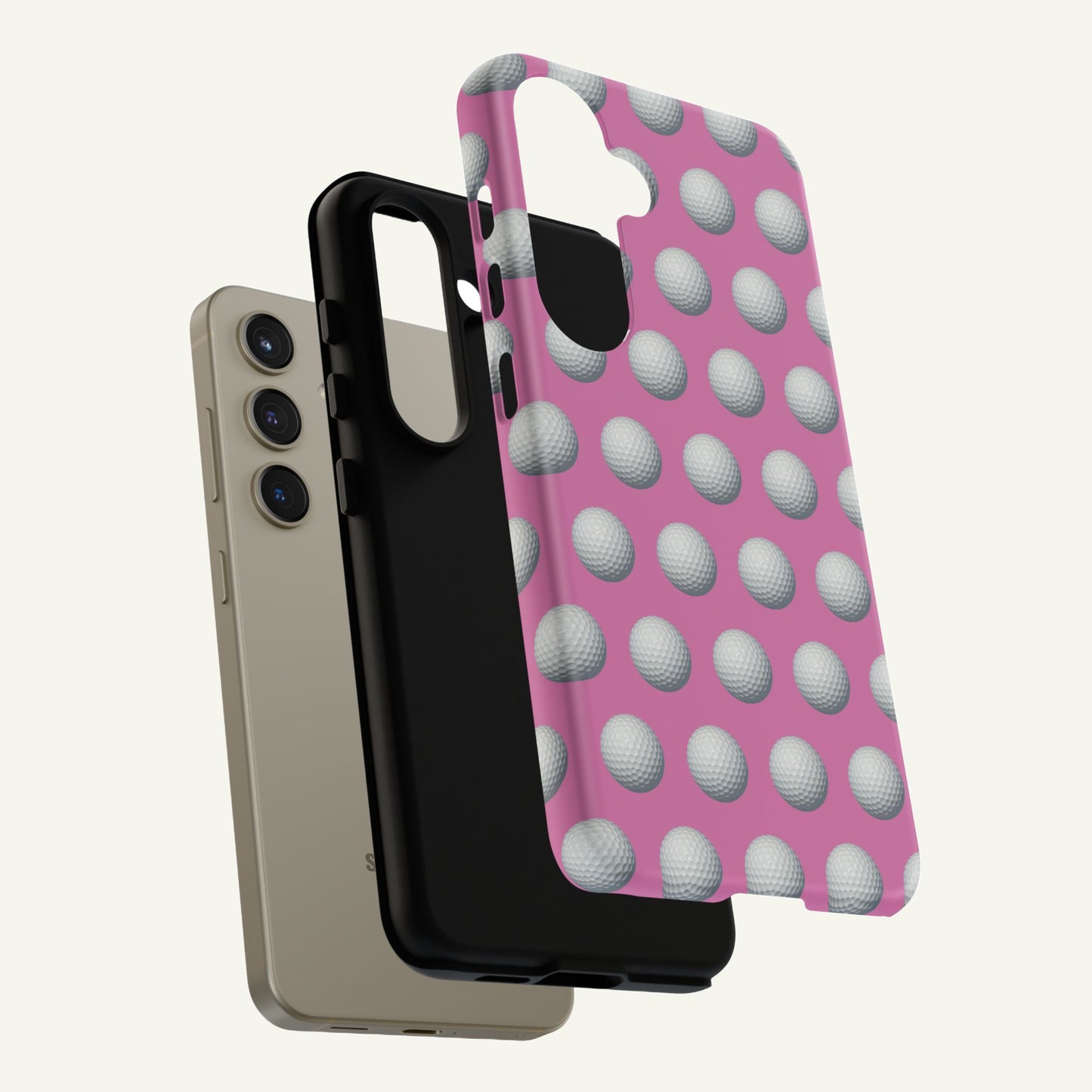 Golf Ball Phone Case Pink