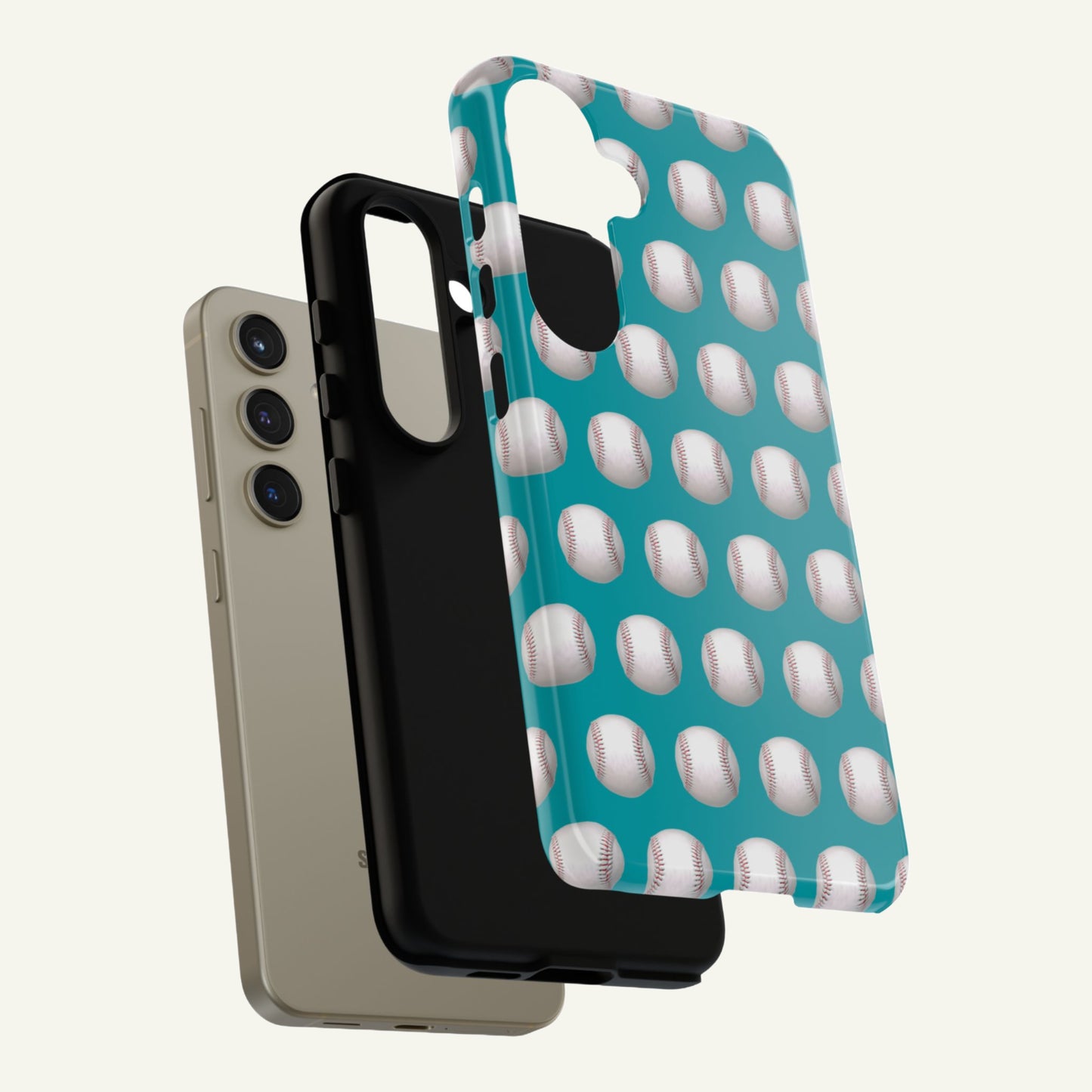 Baseball Phone Case Teal