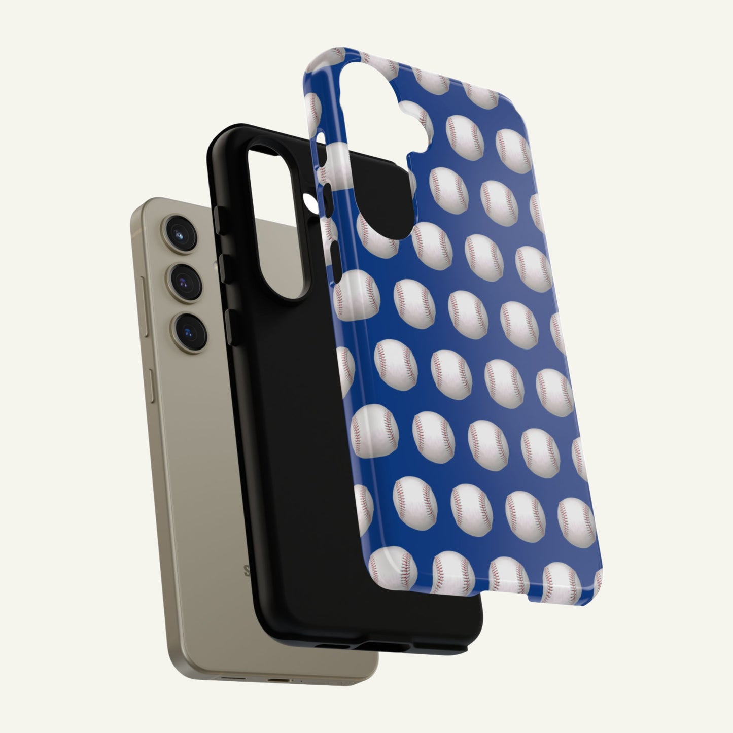 Baseball Phone Case Blue